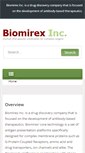 Mobile Screenshot of biomirex.com